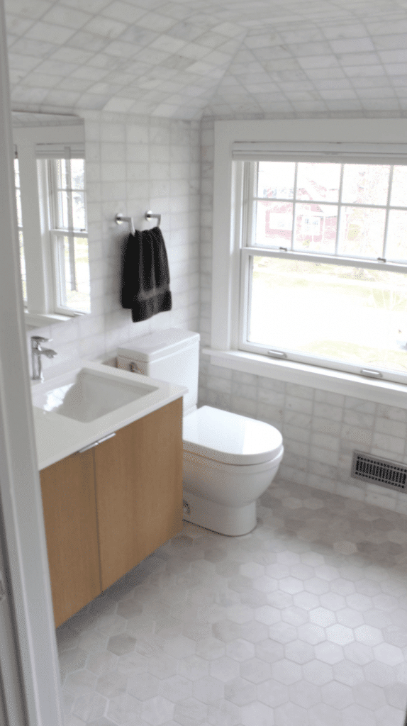 remodeling a bathroom