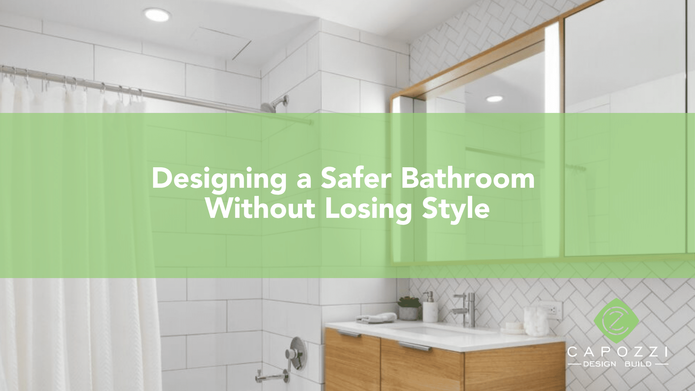 Designing a beautiful and safe bathroom as we age in Northeast Ohio.